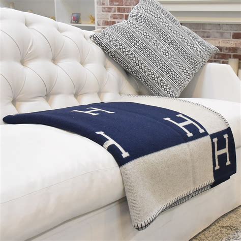 hermes avalon blanket navy